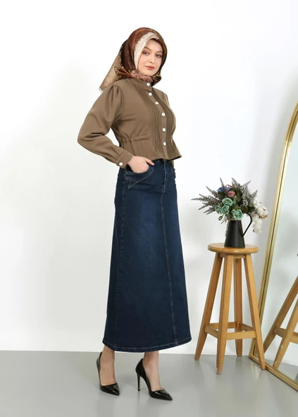 Cep Detaylı Denim - 9