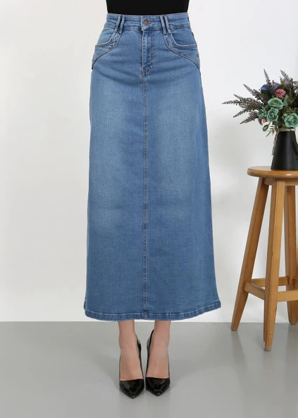 Cep Detaylı Denim - 4