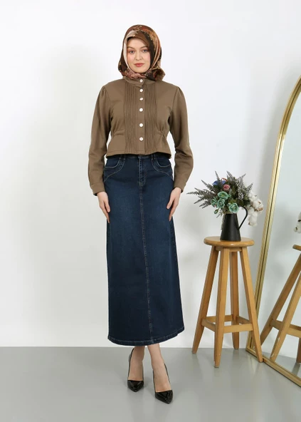 Cep Detaylı Denim - 10