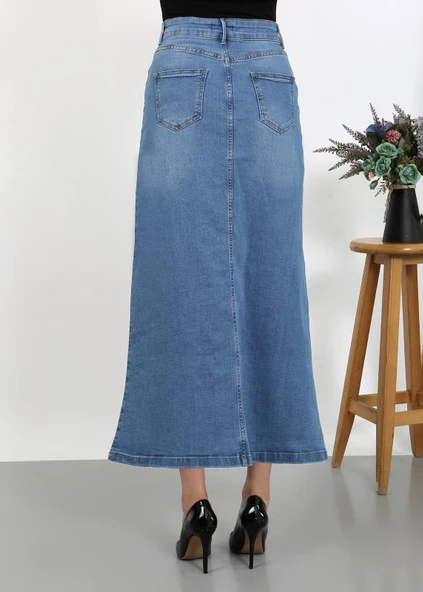 Cep Detaylı Denim - 7