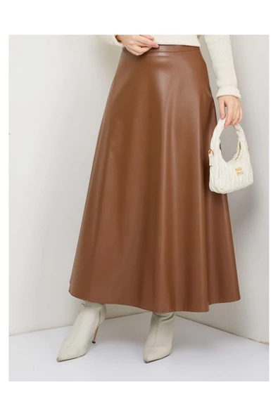 Mevlana Model Deri Etek - 2