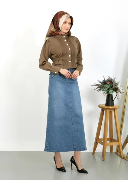 Cep Detaylı Denim - 3