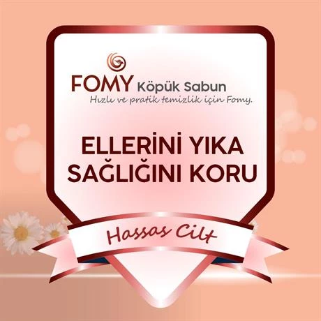 FOMY Hassas Cilt Kuru Sert Ciltler Yoğun Nemlendirici Arındırıcı Kremli Köpük Sabun 4 adet 300 ml - 2