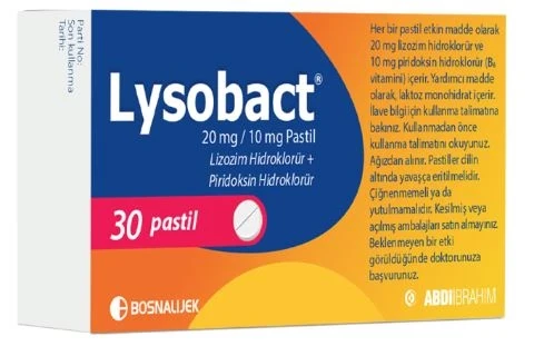 Lysobact Pastil 30 Adet