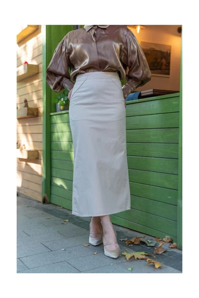 Kumaş Kalem Etek - 6