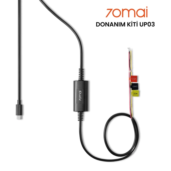 70Mai Up03 Park Gözetim Modu Kablosu M500 / Omni Hardwire Kit - 2