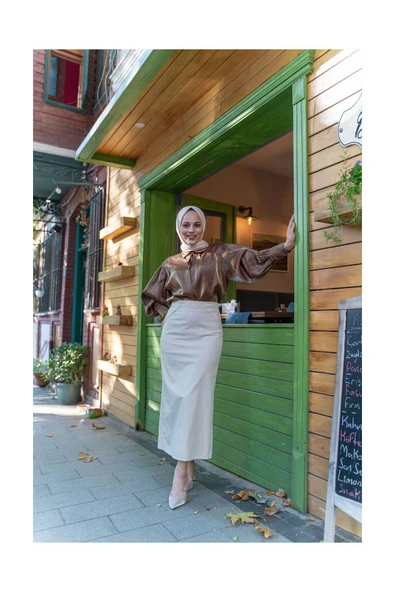 Kumaş Kalem Etek - 10