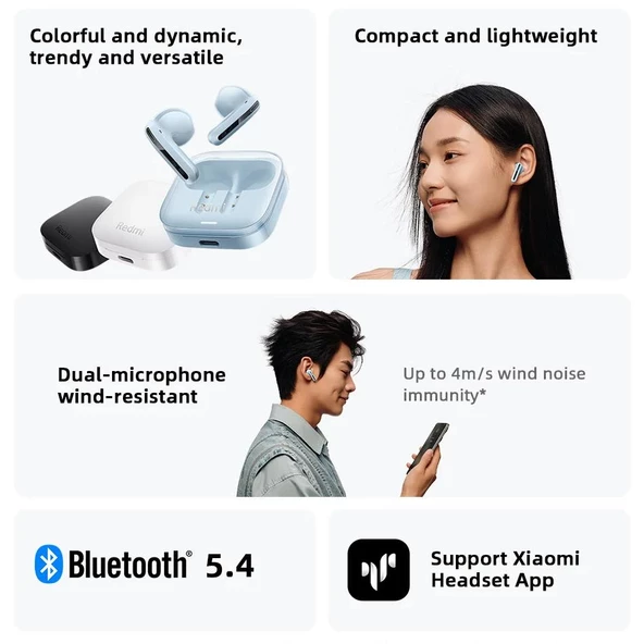 Xiaomi Redmi Buds 6 Active TWS Kulak İçi Bluetooth Kulaklık - 3