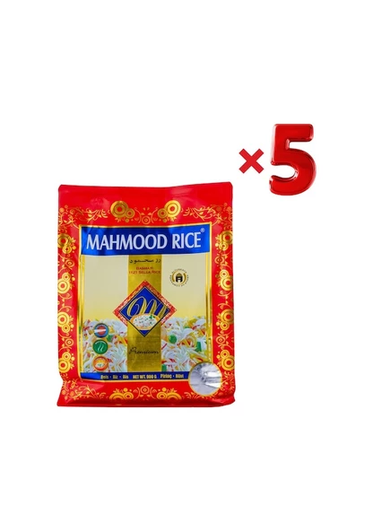 Mahmood Rice Basmati Pirinç 5 x 900 G