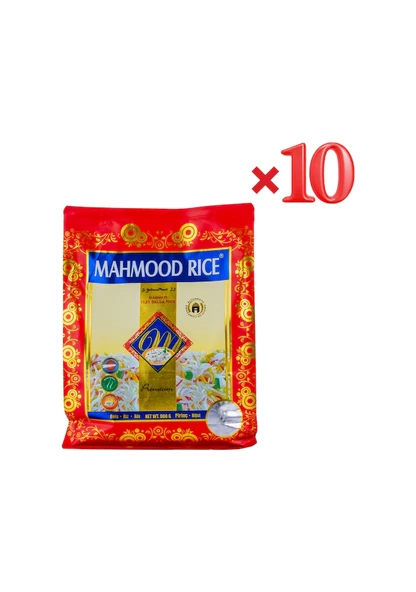 Mahmood Rice Basmati Pirinç 10 x 900 G