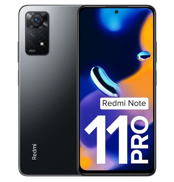 Xiaomi Redmi Note 11 Pro 5G 128 GB/8 GB Ram Siyah Yenilenmiş ÜRÜN (Sıfır Gibi)