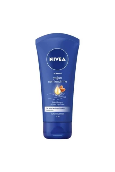 NIVEA Yoğun Nemlendirici El Kremi Doğal Badem Yağı&Shea Yağı Özleri 100 ml