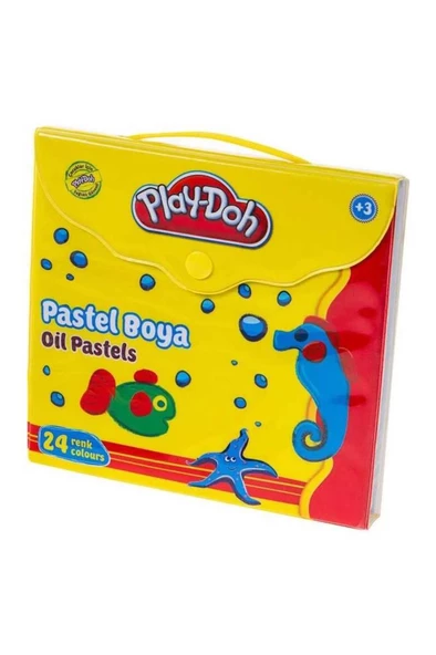 Play-Doh 24 Lü Çantalı Pastel Boya