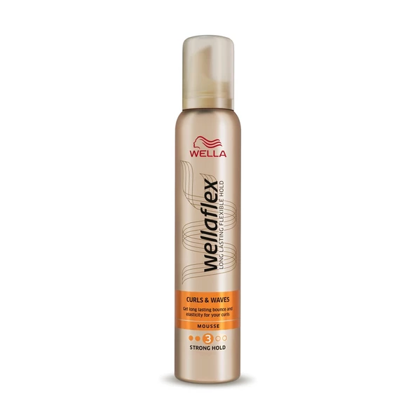 Wella Wellaflex Curls & Waves Strong Hold Saç Köpüğü - 200 ml - 4056800563081