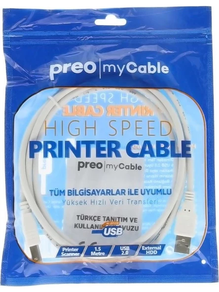 Preo My Cable MC14 Printer Kablosu - 3