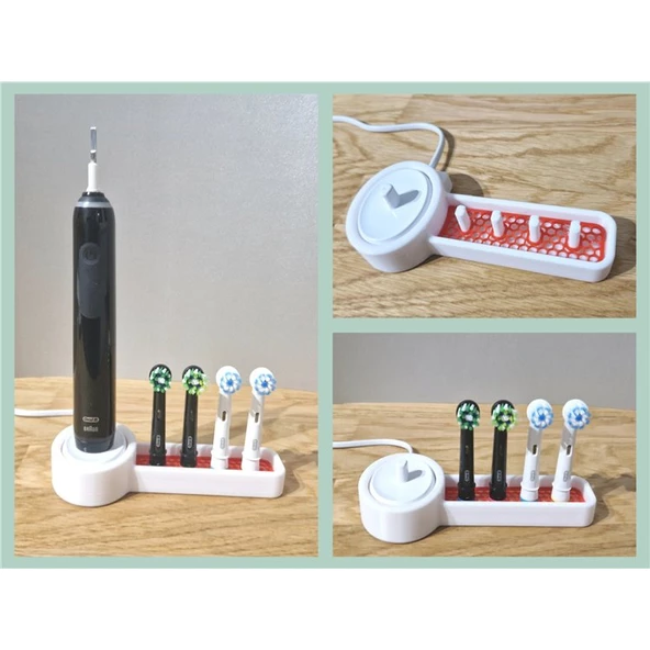 Oral-B Diş Fırçası Standı 4 Slot Premium