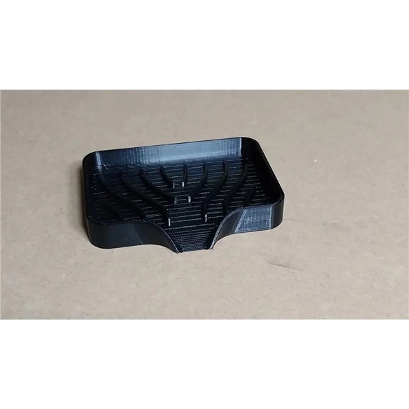 Su Giderli Katı Sabunluk Siyah - Resim 2