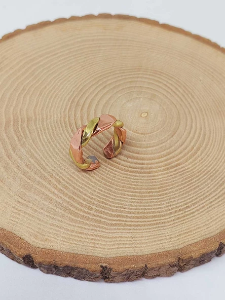 Bakır & Pirinç Yüzük (Ayarlanabilir) (52748) - Resim 4