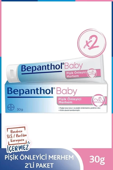 Bepanthol Baby Pişik Önleyici Merhem 30 gr 2'li Paket