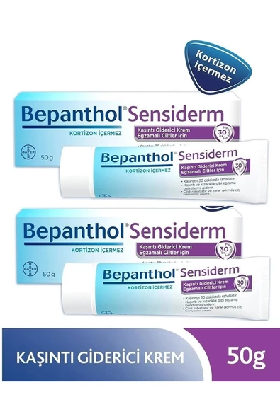 Bepanthol Sensiderm Kaşıntı Giderici Krem 50 gr 2'li Paket