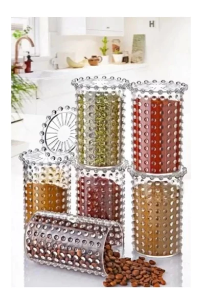 Boncuklu Kavanoz 1 Adet   -82938