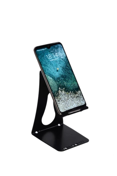 Voll Violett (Siyah) Metal Cep Telefon Tutucu Ve Tablet Standı