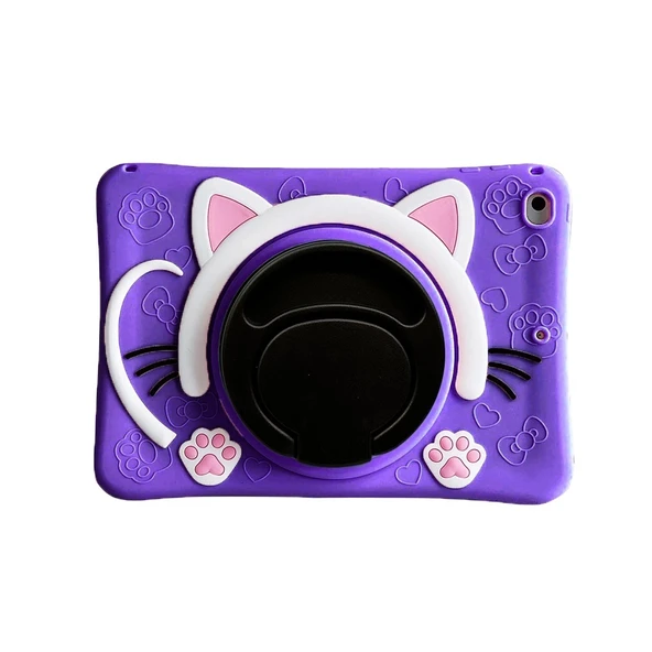 Huawei Honor Pad X9 / X8 Pro 11.5 inç Kılıf Cute Dolls Standlı Eğlenceli 3D Karekterli Çocuk Kılıfı (Düz X8 Değildir) - 2