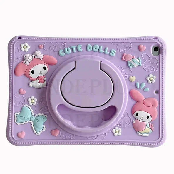 Huawei Honor Pad X9 / X8 Pro 11.5 inç Kılıf Cute Dolls Standlı Eğlenceli 3D Karekterli Çocuk Kılıfı (Düz X8 Değildir) - 9