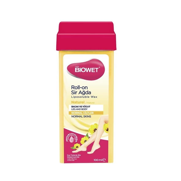 Biowet Roll On Sir Ağda Normal Ciltler İçin Naturel 100 ml