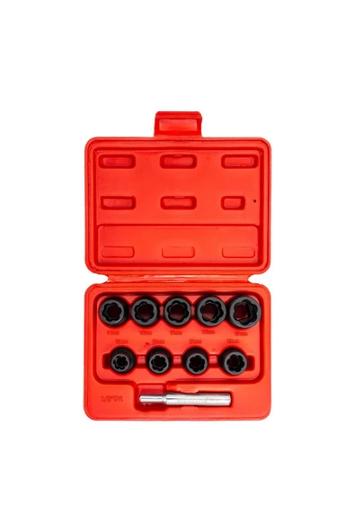 İZELTAŞ 1/2" Twist Lokma Seti Hasarlı Civata, Somun Sökme 10 Parça - 2