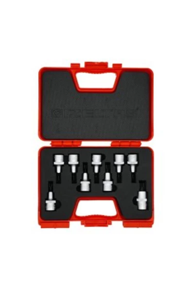 İzeltaş 1/2'' Lokmalı Tork Uç Takımı 9 Parça