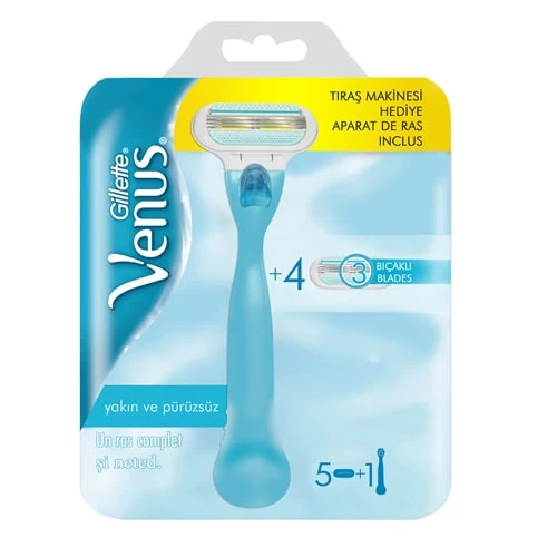 Gillette Venus Venüs Classic Tıraş Makinesi (5 Yedek Başlık)