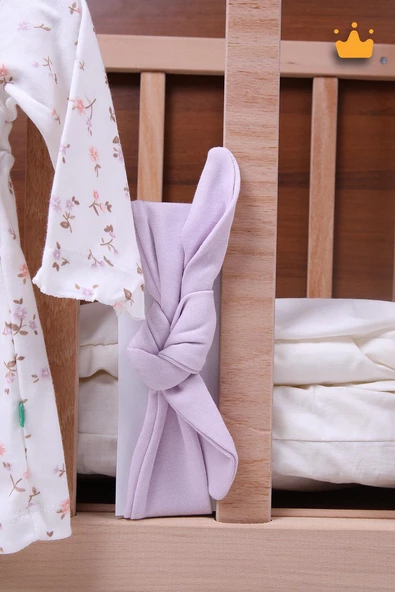 Babyhola Kız Bebek Çiçek Desenli Bandanalı Elbise 23652 - 12