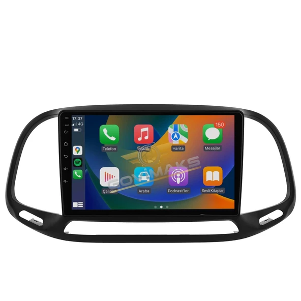 GOVİMAKS FİAT DOBLO 2015-2023  4 GB RAM 64 GB HAFIZA ANDROİD MULTİMEDİA TEYP