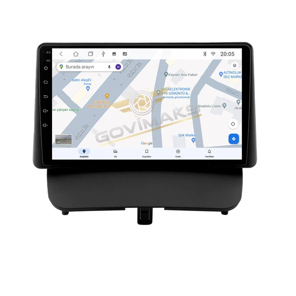 FORD COURIER DELÜX PAKET UYUMLU 2 GB RAM 32 GB HAFIZA ANDROID MULTIMEDIA TEYP - Resim 7