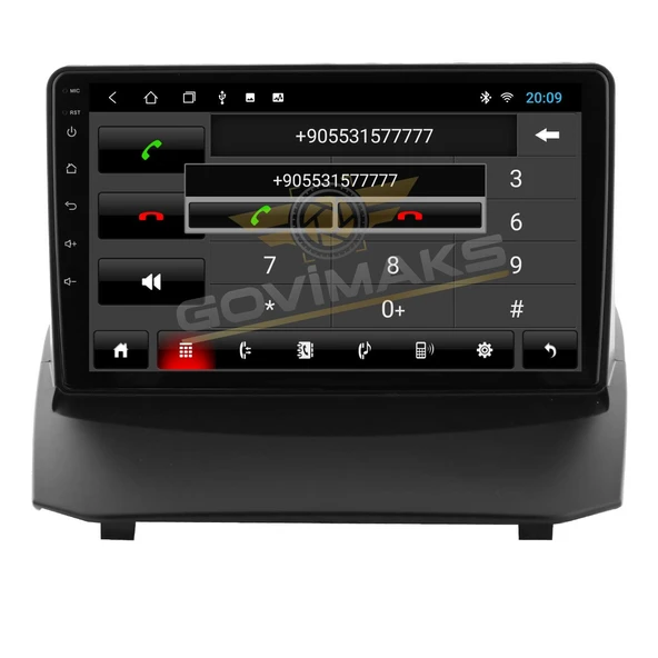 FORD FİESTA 2009-2012 UYUMLU 6 GB RAM 128 GB HAFIZA ANDROİD MULTİMEDİA TEYP - Resim 3
