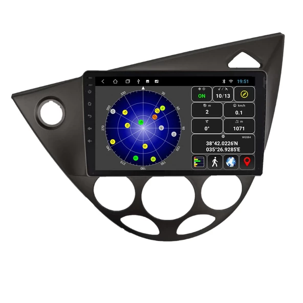 FORD FOCUS 1 2005-2008 UYUMLU 4 GB RAM 64 GB HAFIZA ANDROID MULTIMEDIA TEYP - Resim 9