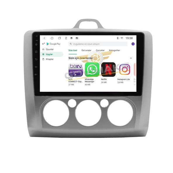 FORD FOCUS 2 2006-2011 MANUEL KLİMA UYUMLU 2 GB RAM 32 GB HAFIZA ANDROID MULTIMEDIA TEYP - Resim 12