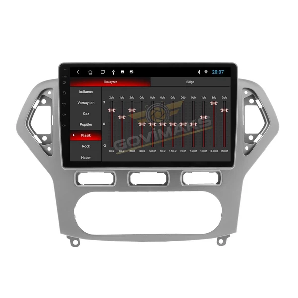 FORD MONDEO 2007-2012 UYUMLU SILVER GREY 2 GB RAM 32 GB HAFIZA ANDROİD MULTİMEDİA TEYP - Resim 7