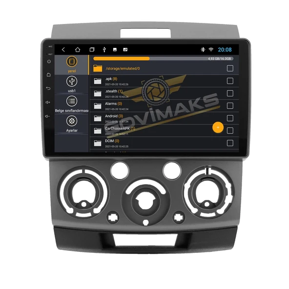 FORD RANGER 2006-2010 UYUMLU 6 GB RAM 128 GB HAFIZA ANDROID MULTIMEDIA TEYP - Resim 10