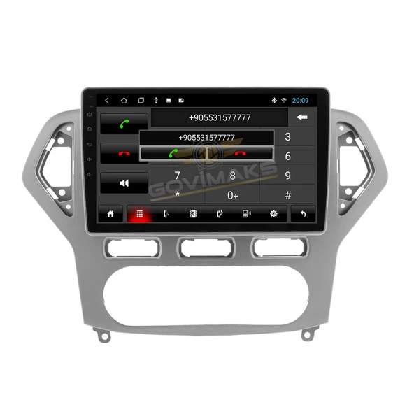 FORD MONDEO 2007-2012 UYUMLU SILVER GREY 2 GB RAM 32 GB HAFIZA ANDROİD MULTİMEDİA TEYP - Resim 4