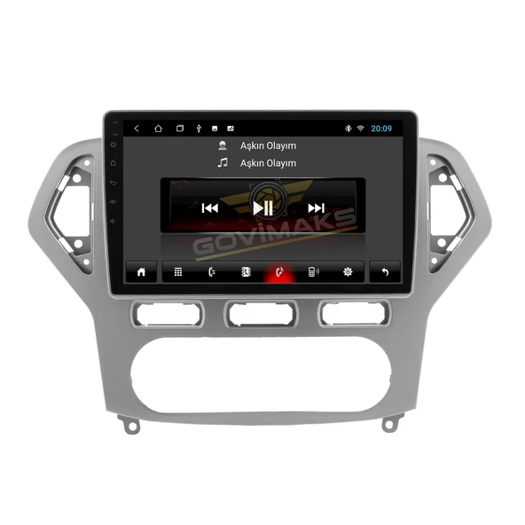 FORD MONDEO 2007-2012 UYUMLU SILVER GREY 6 GB RAM 128 GB HAFIZA ANDROİD MULTİMEDİA TEYP - Resim 11