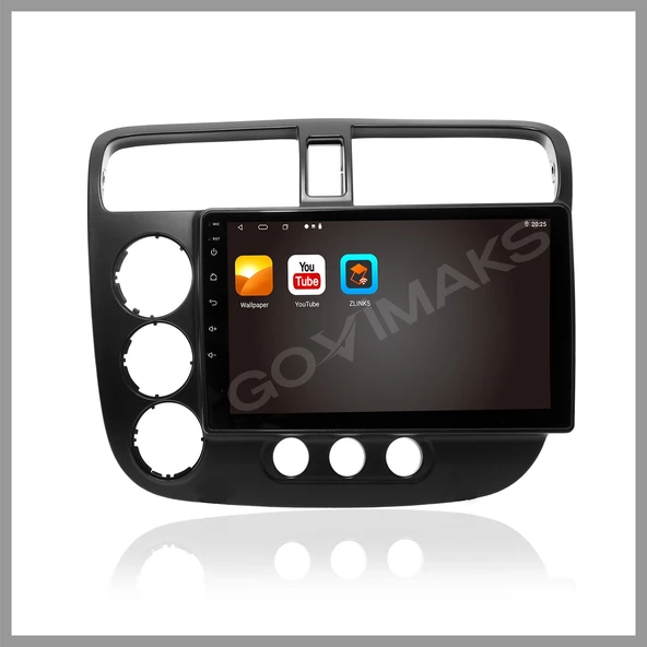GOVİMAKS HONDA CİVİC VTEC 2  2001-2006  2 GB RAM 32GB HAFIZA ANDROID MULTIMEDIA TEYP - 6