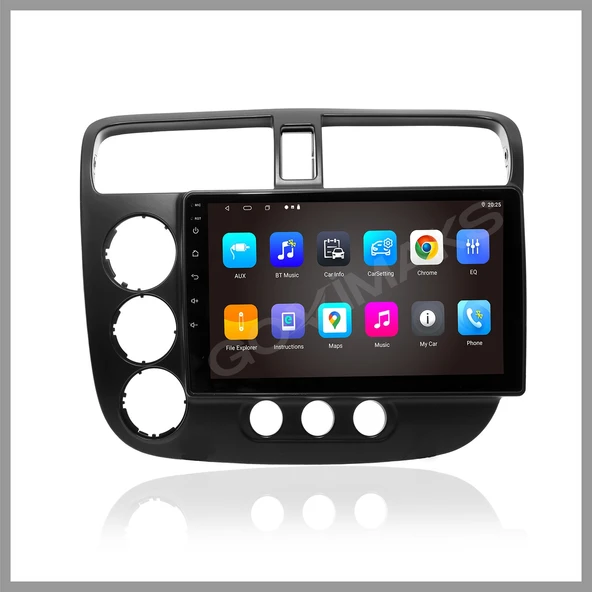 GOVİMAKS HONDA CİVİC VTEC 2  2001-2006  2 GB RAM 32GB HAFIZA ANDROID MULTIMEDIA TEYP - 8