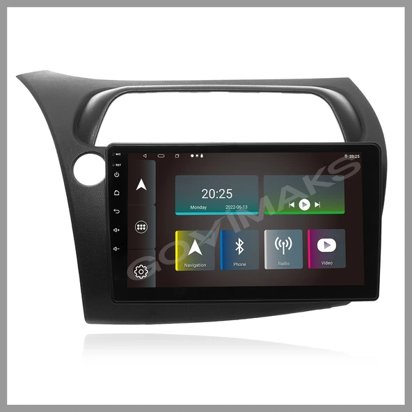 HONDA CIVIC TYPE-R 2006-2012 UYUMLU 4 GB RAM 64 GB HAFIZA ANDROID MULTIMEDIA TEYP - Resim 9