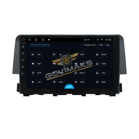 HONDA CİVİC FC5 2016-2021 UYUMLU 2 GB RAM 32 GB HAFIZA ANDROID MULTIMEDIA TEYP - Resim 10