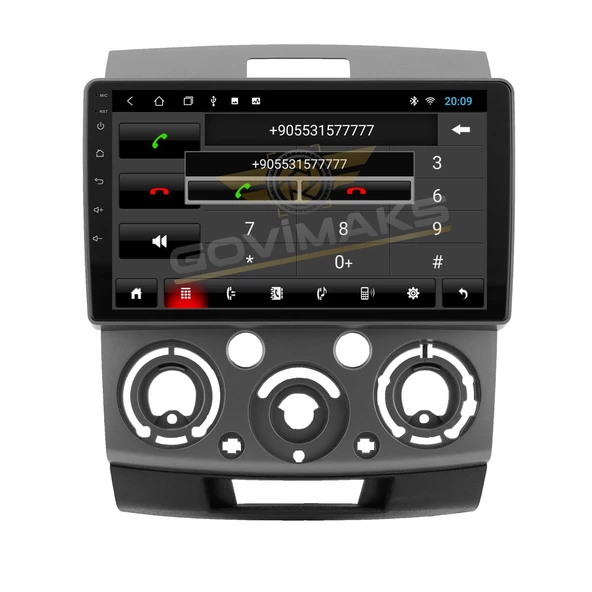 FORD RANGER 2006-2010 UYUMLU 4 GB RAM 64 GB HAFIZA ANDROID MULTIMEDIA TEYP - Resim 3