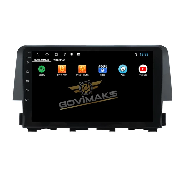 GOVİMAKS HONDA CİVİC FC5  2016 - 2021 2 GB RAM 32 GB HAFIZA ANDROID MULTIMEDIA TEYP - 7