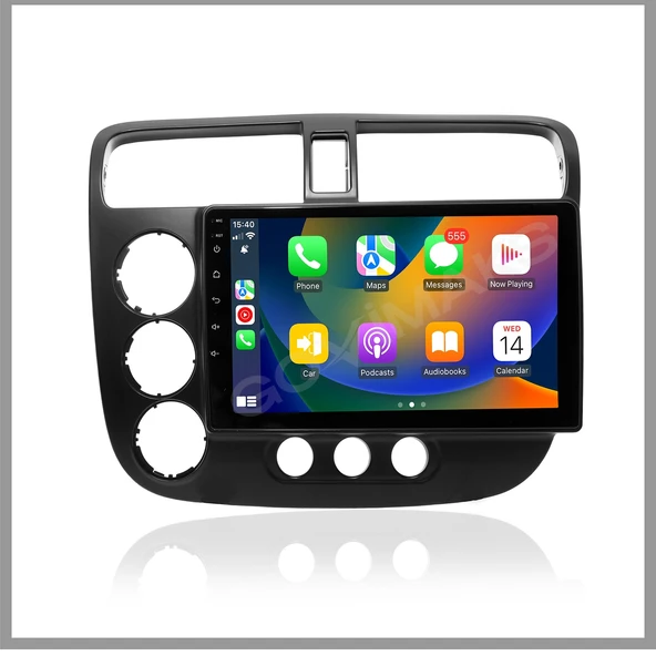 HONDA CİVİC VTEC 2 2001-2006 UYUMLU 6 GB RAM 128 GB HAFIZA ANDROID MULTIMEDIA TEYP ürün görseli 1