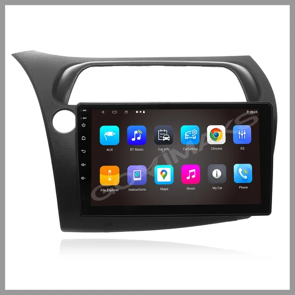 HONDA CIVIC TYPE-R 2006-2012 UYUMLU 6 GB RAM 128 GB HAFIZA ANDROID MULTIMEDIA TEYP - Resim 8